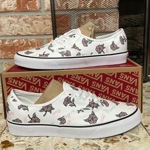 Vans Authentic Thank you floral true white